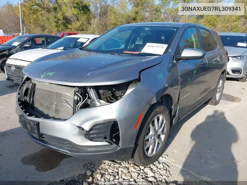 3GNAXUEG7RL309341 2024 Chevrolet Equinox Awd Lt