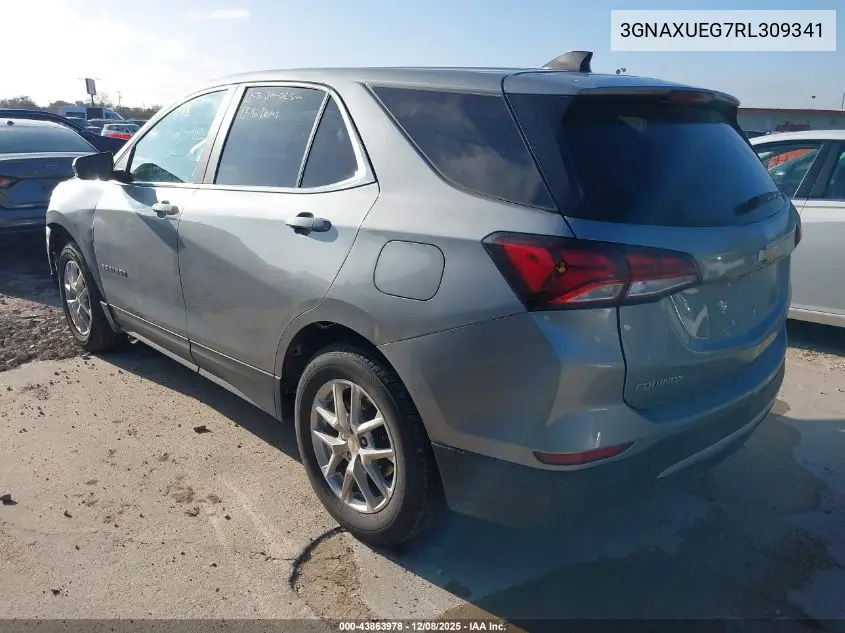 3GNAXUEG7RL309341 2024 Chevrolet Equinox Awd Lt