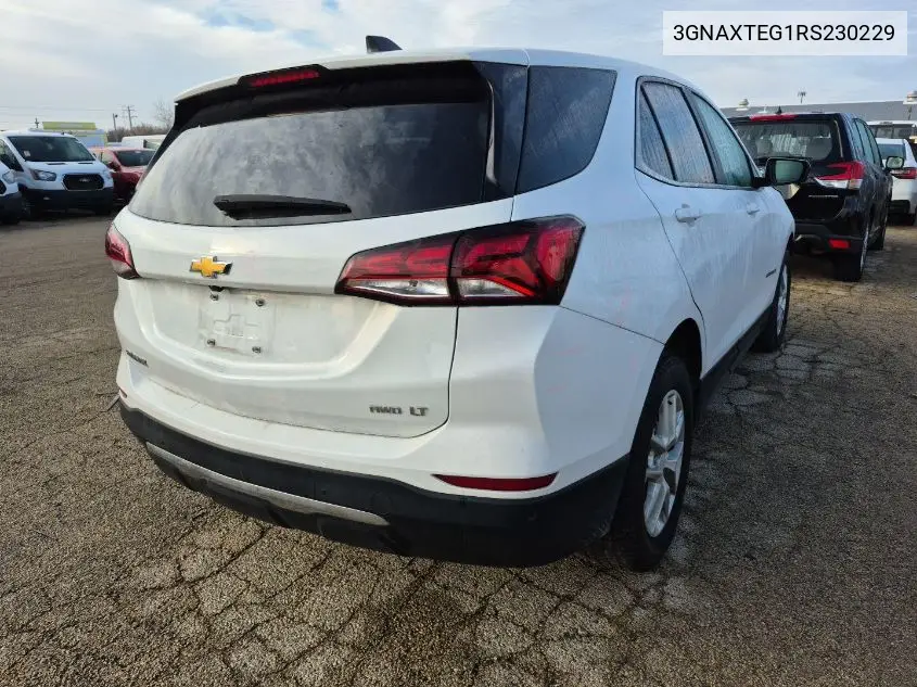 3GNAXTEG1RS230229 2024 Chevrolet Equinox Awd 2Fl