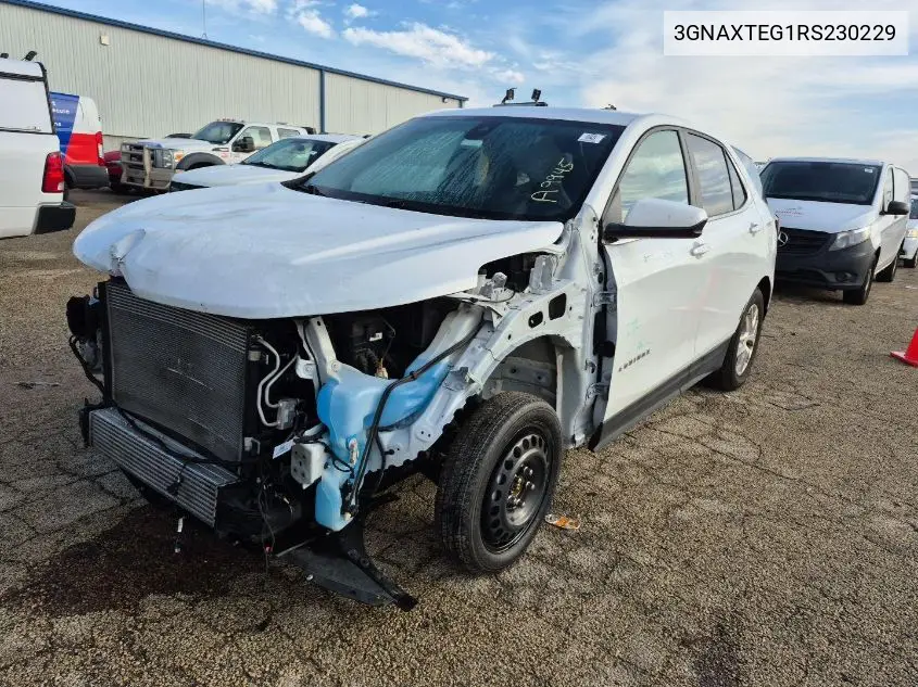 3GNAXTEG1RS230229 2024 Chevrolet Equinox Awd 2Fl