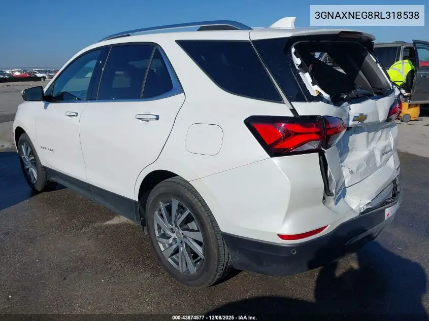 3GNAXNEG8RL318538 2024 Chevrolet Equinox Fwd Premier