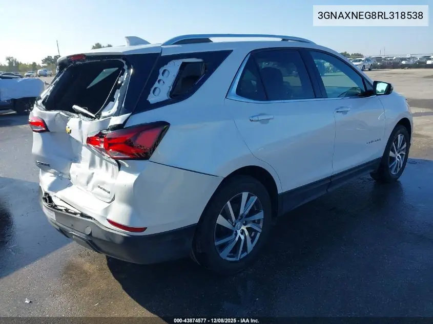 3GNAXNEG8RL318538 2024 Chevrolet Equinox Fwd Premier