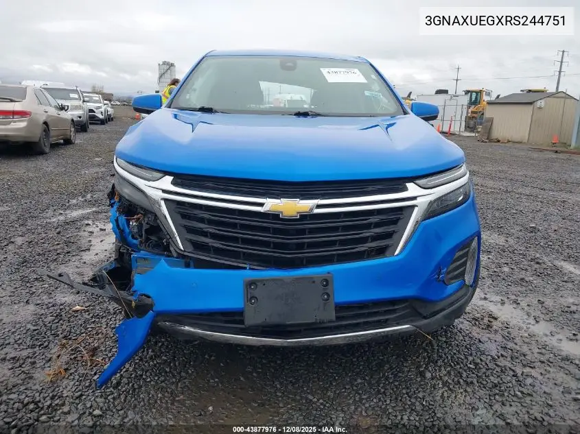 3GNAXUEGXRS244751 2024 Chevrolet Equinox Awd Lt