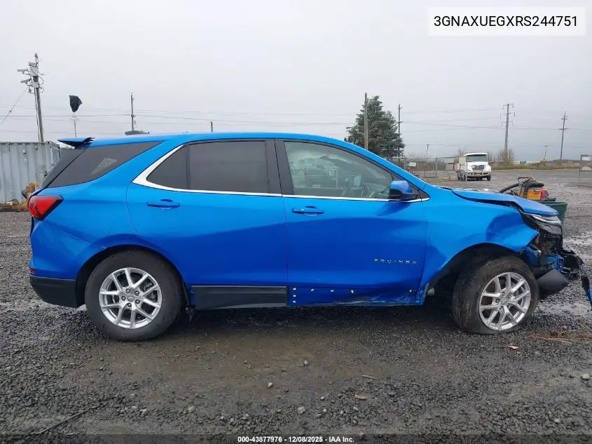3GNAXUEGXRS244751 2024 Chevrolet Equinox Awd Lt