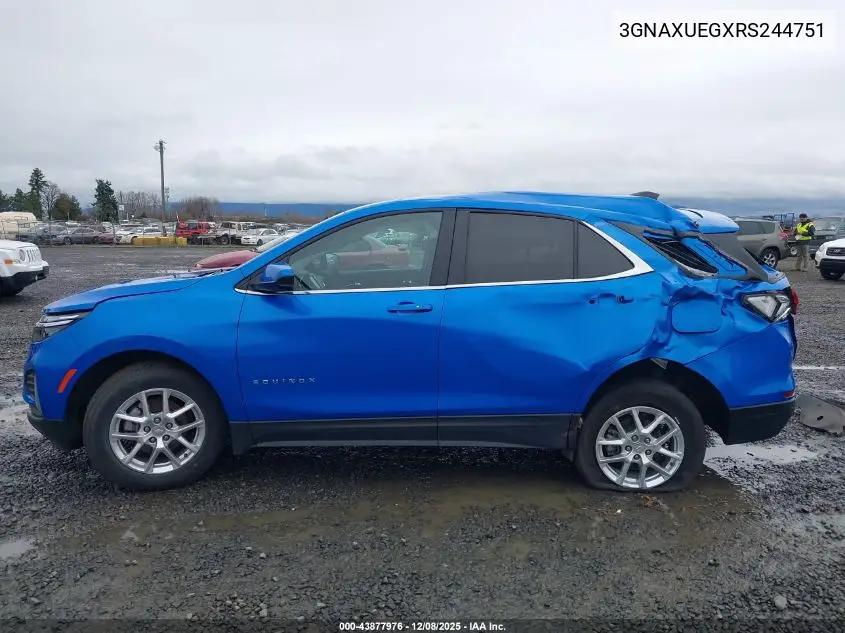3GNAXUEGXRS244751 2024 Chevrolet Equinox Awd Lt