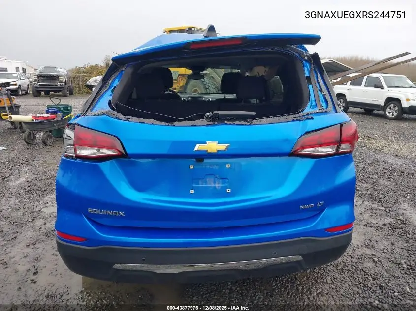 3GNAXUEGXRS244751 2024 Chevrolet Equinox Awd Lt