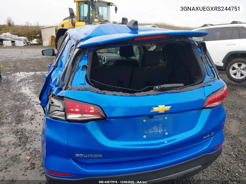 3GNAXUEGXRS244751 2024 Chevrolet Equinox Awd Lt