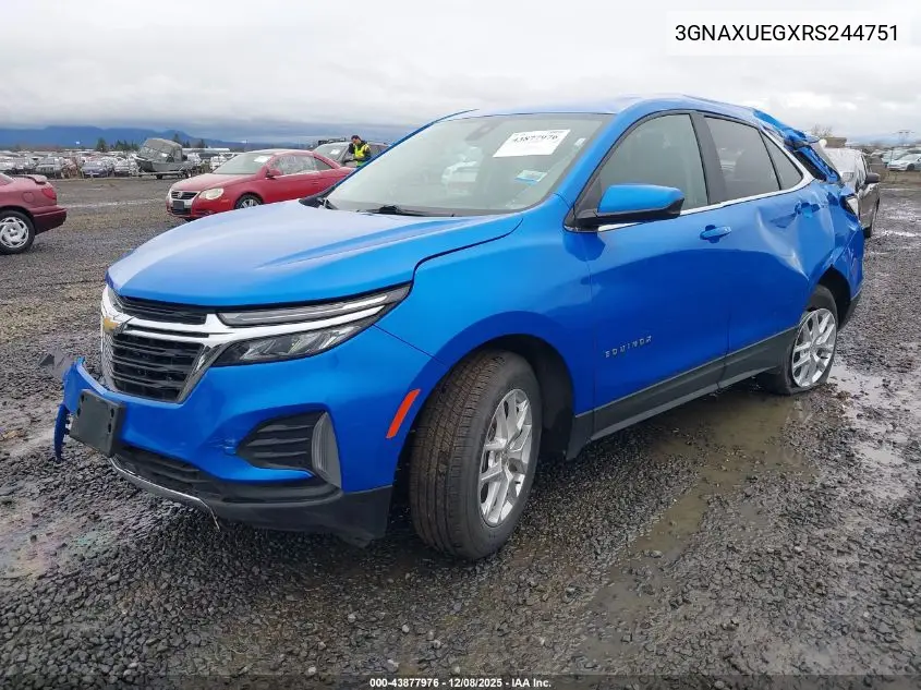 3GNAXUEGXRS244751 2024 Chevrolet Equinox Awd Lt