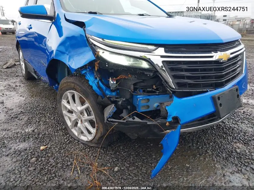 3GNAXUEGXRS244751 2024 Chevrolet Equinox Awd Lt