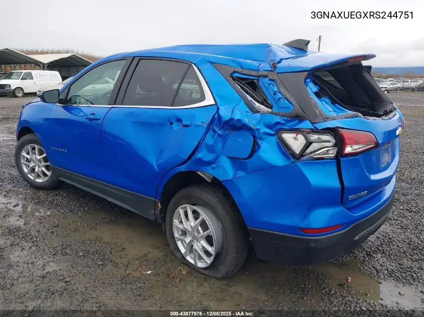 3GNAXUEGXRS244751 2024 Chevrolet Equinox Awd Lt