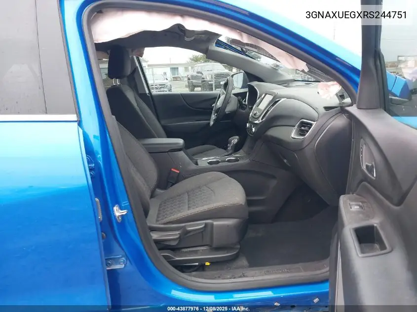 3GNAXUEGXRS244751 2024 Chevrolet Equinox Awd Lt