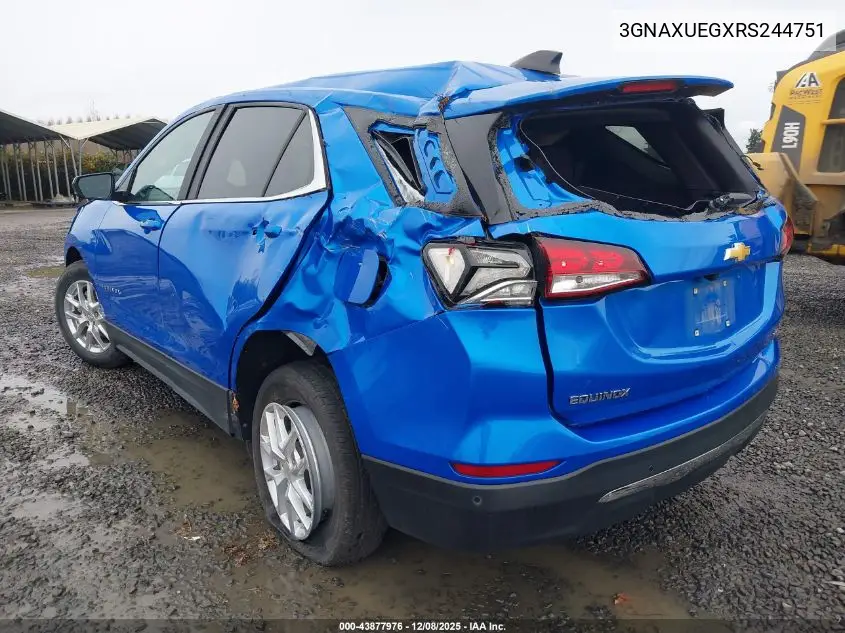 3GNAXUEGXRS244751 2024 Chevrolet Equinox Awd Lt