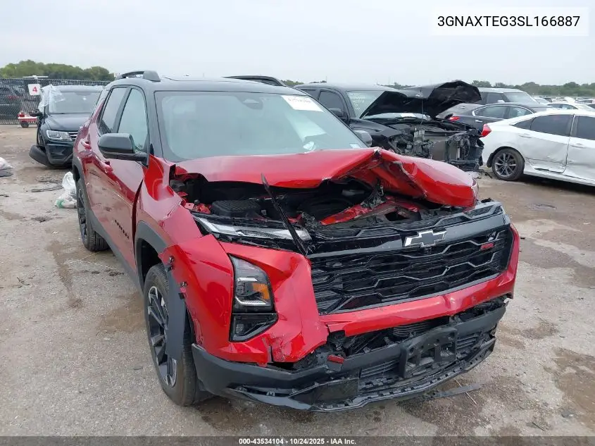 3GNAXTEG3SL166887 2025 Chevrolet Equinox Awd Rs