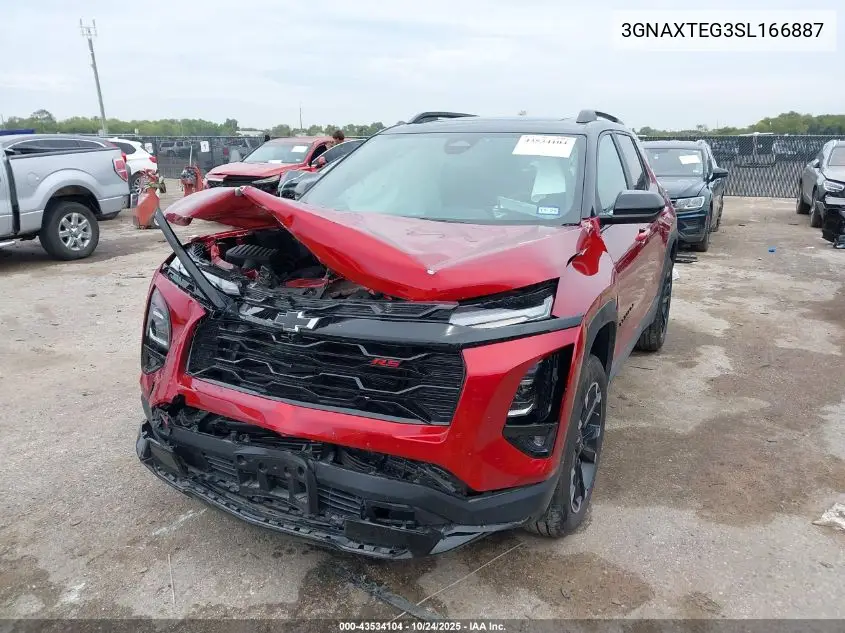 3GNAXTEG3SL166887 2025 Chevrolet Equinox Awd Rs