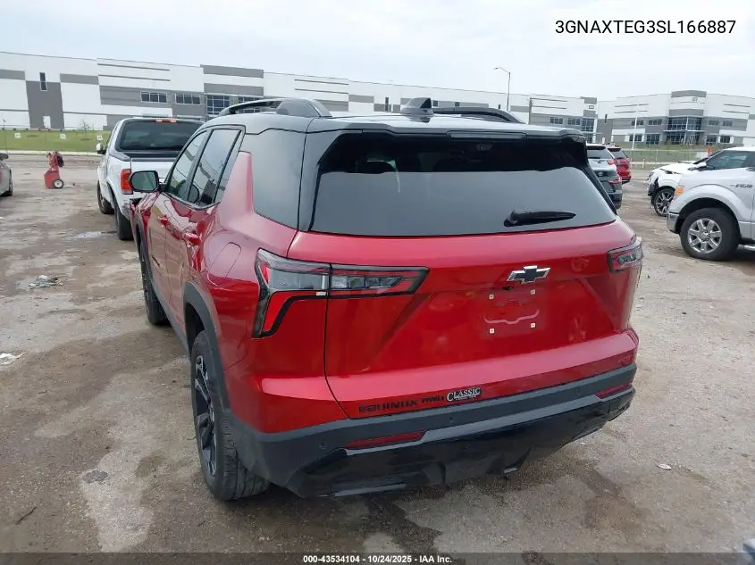 3GNAXTEG3SL166887 2025 Chevrolet Equinox Awd Rs