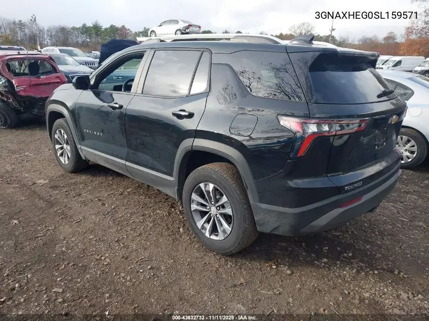 3GNAXHEG0SL159571 2025 Chevrolet Equinox Fwd Lt
