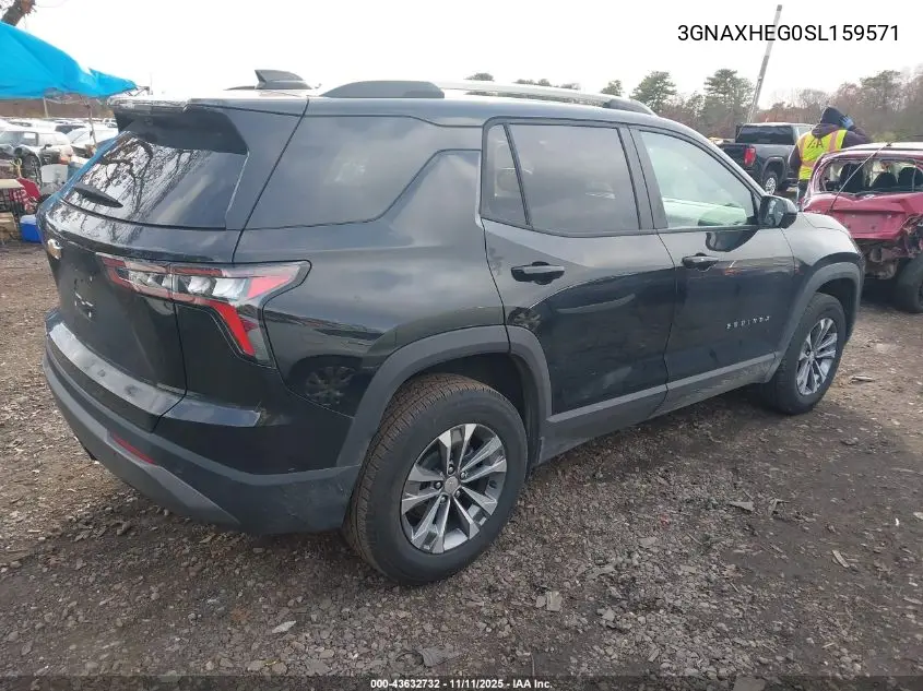 3GNAXHEG0SL159571 2025 Chevrolet Equinox Fwd Lt
