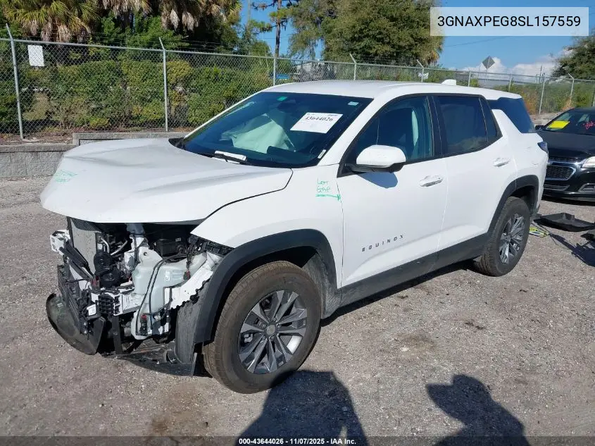 3GNAXPEG8SL157559 2025 Chevrolet Equinox Awd Lt