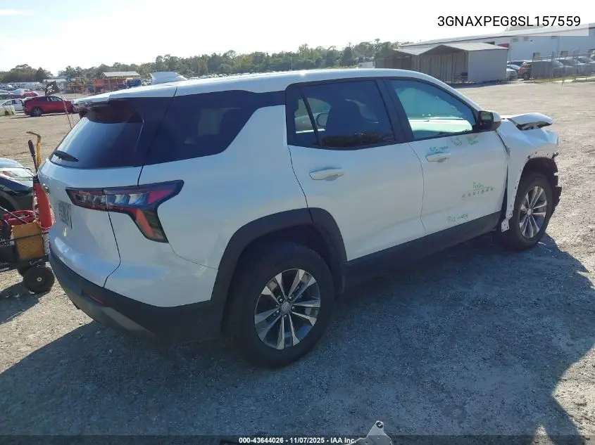 3GNAXPEG8SL157559 2025 Chevrolet Equinox Awd Lt