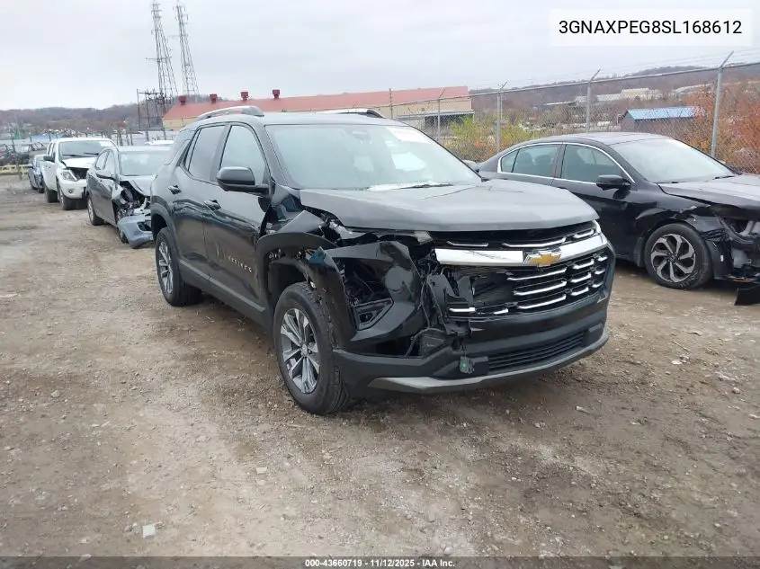 3GNAXPEG8SL168612 2025 Chevrolet Equinox Awd Lt