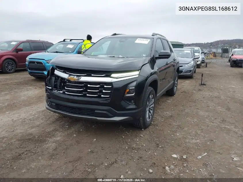 3GNAXPEG8SL168612 2025 Chevrolet Equinox Awd Lt
