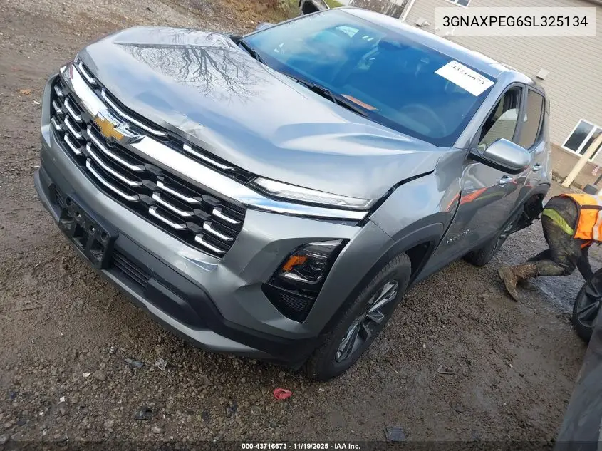 3GNAXPEG6SL325134 2025 Chevrolet Equinox Awd Lt