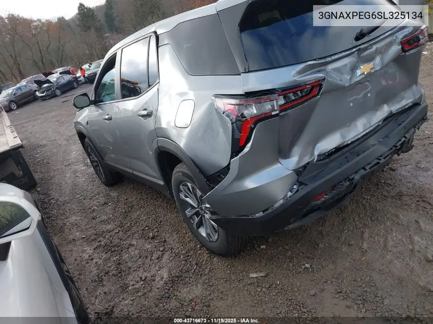 3GNAXPEG6SL325134 2025 Chevrolet Equinox Awd Lt