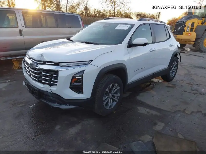 3GNAXPEG1SL150100 2025 Chevrolet Equinox Awd Lt