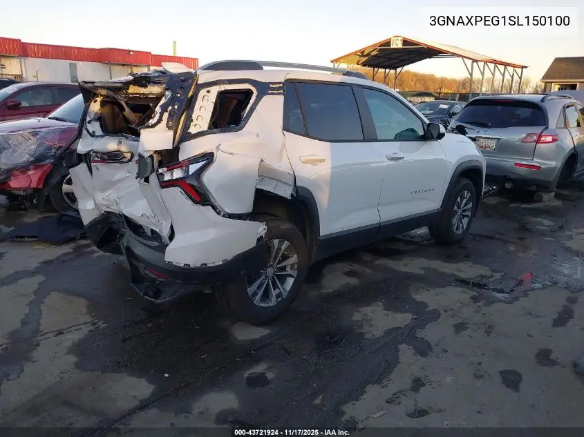3GNAXPEG1SL150100 2025 Chevrolet Equinox Awd Lt