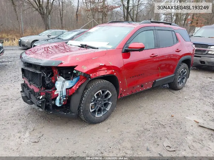 3GNAXSEG4SL193249 2025 Chevrolet Equinox Awd Activ