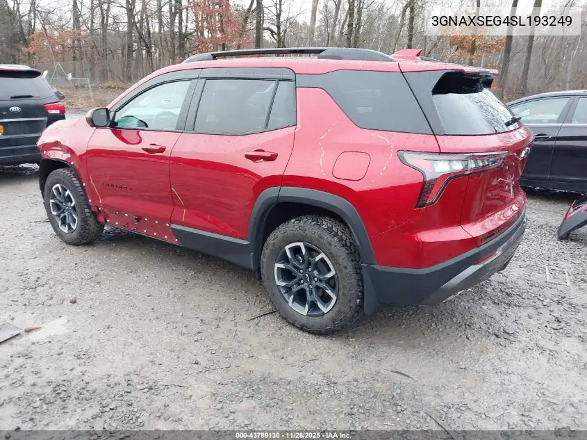 3GNAXSEG4SL193249 2025 Chevrolet Equinox Awd Activ
