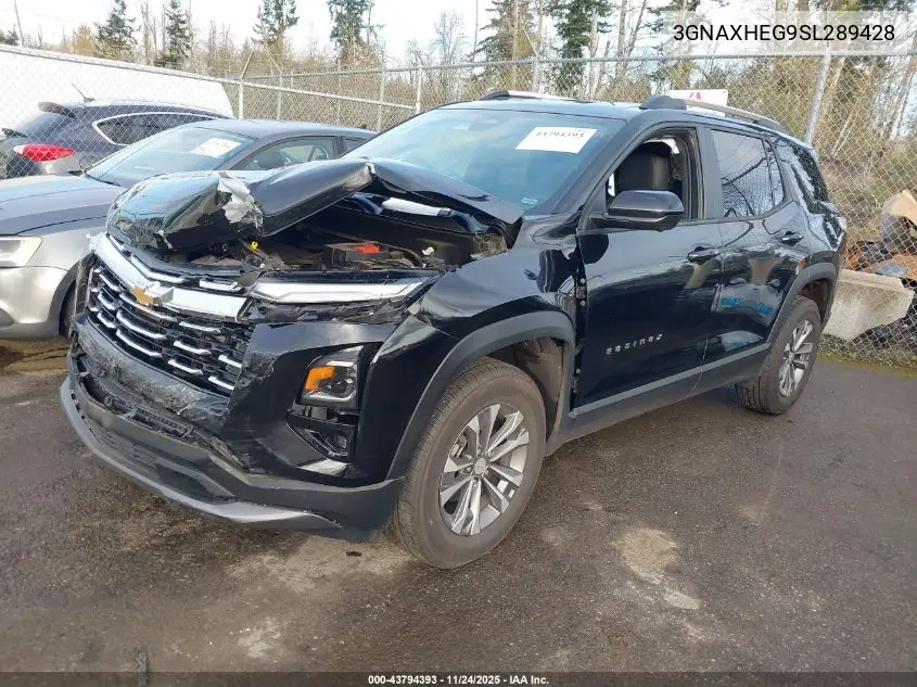3GNAXHEG9SL289428 2025 Chevrolet Equinox Fwd Lt