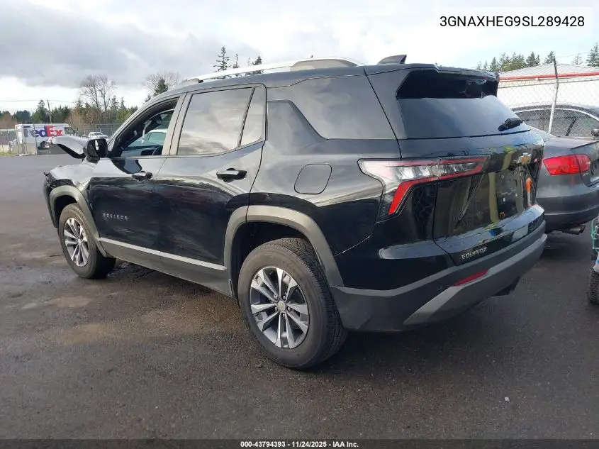 3GNAXHEG9SL289428 2025 Chevrolet Equinox Fwd Lt