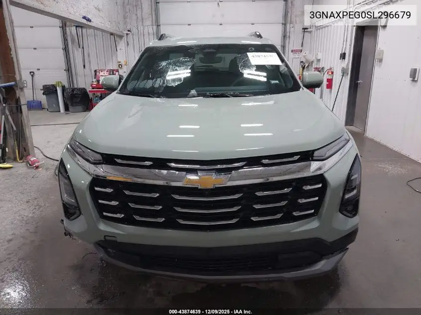 3GNAXPEG0SL296679 2025 Chevrolet Equinox Awd Lt