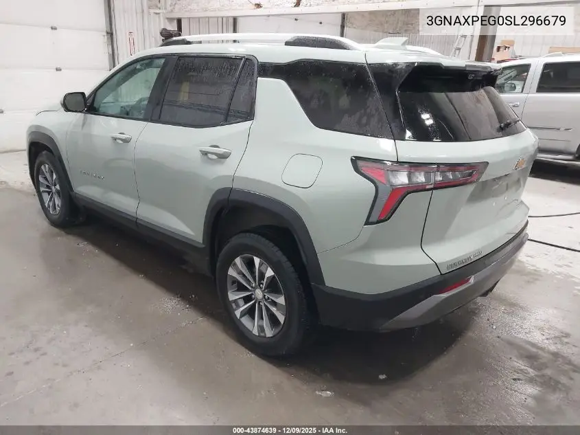 3GNAXPEG0SL296679 2025 Chevrolet Equinox Awd Lt