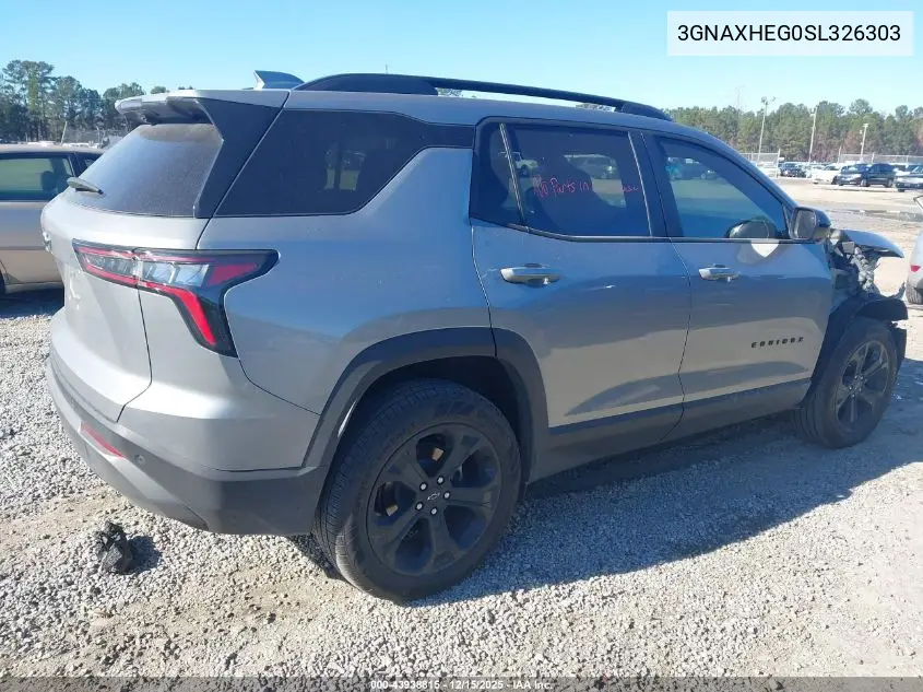 3GNAXHEG0SL326303 2025 Chevrolet Equinox Fwd Lt