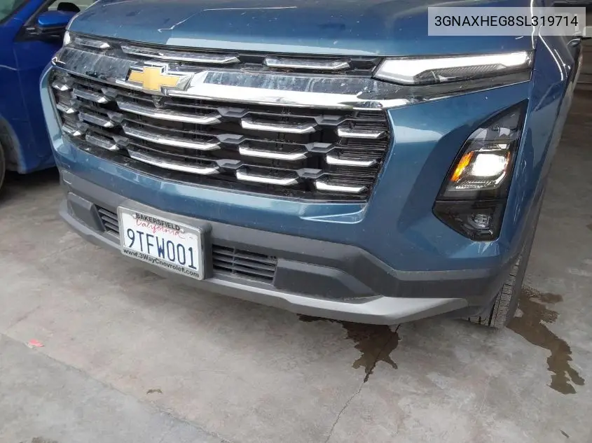 3GNAXHEG8SL319714 2025 Chevrolet Equinox Fwd Lt