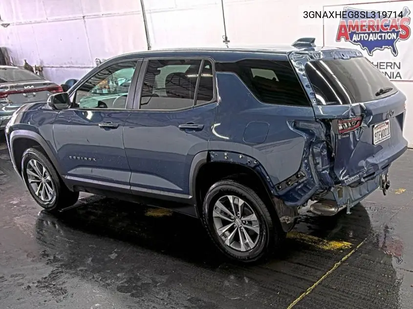 3GNAXHEG8SL319714 2025 Chevrolet Equinox Fwd Lt
