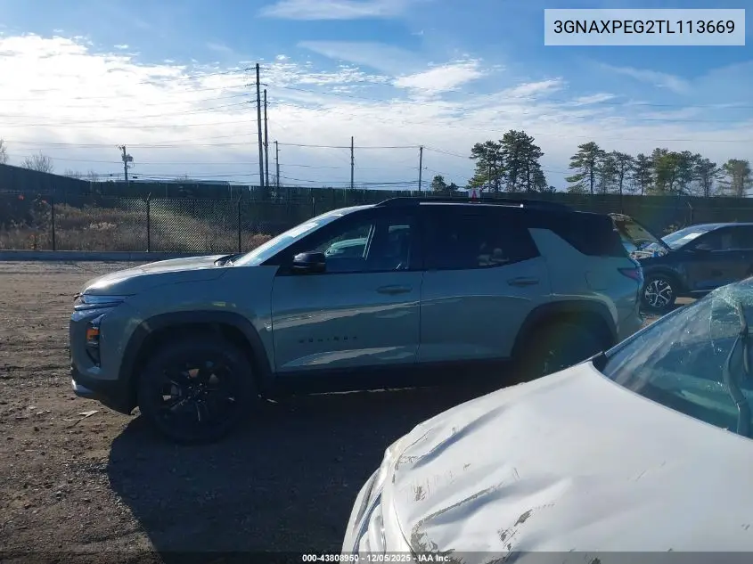 3GNAXPEG2TL113669 2026 Chevrolet Equinox Awd Lt