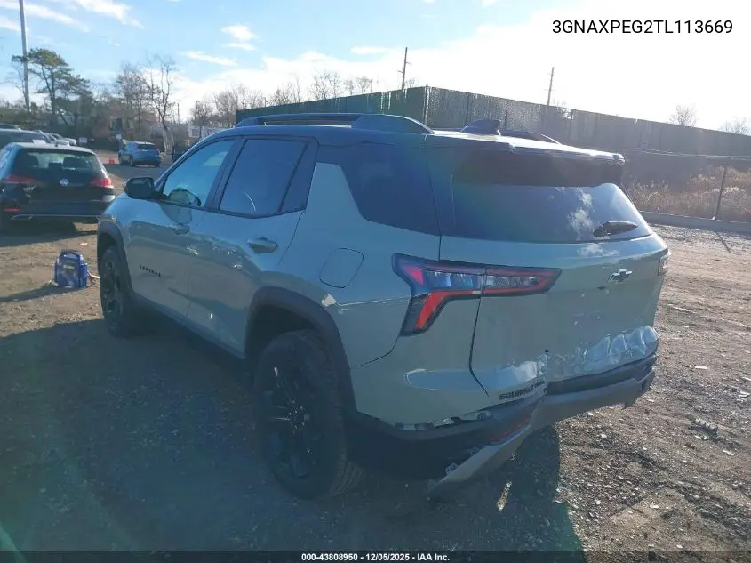 3GNAXPEG2TL113669 2026 Chevrolet Equinox Awd Lt