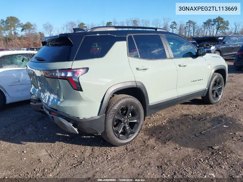 3GNAXPEG2TL113669 2026 Chevrolet Equinox Awd Lt