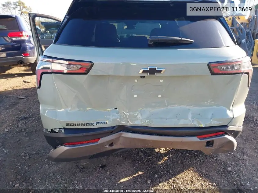 3GNAXPEG2TL113669 2026 Chevrolet Equinox Awd Lt