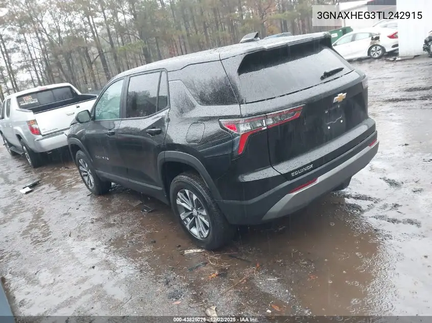 3GNAXHEG3TL242915 2026 Chevrolet Equinox Fwd Lt