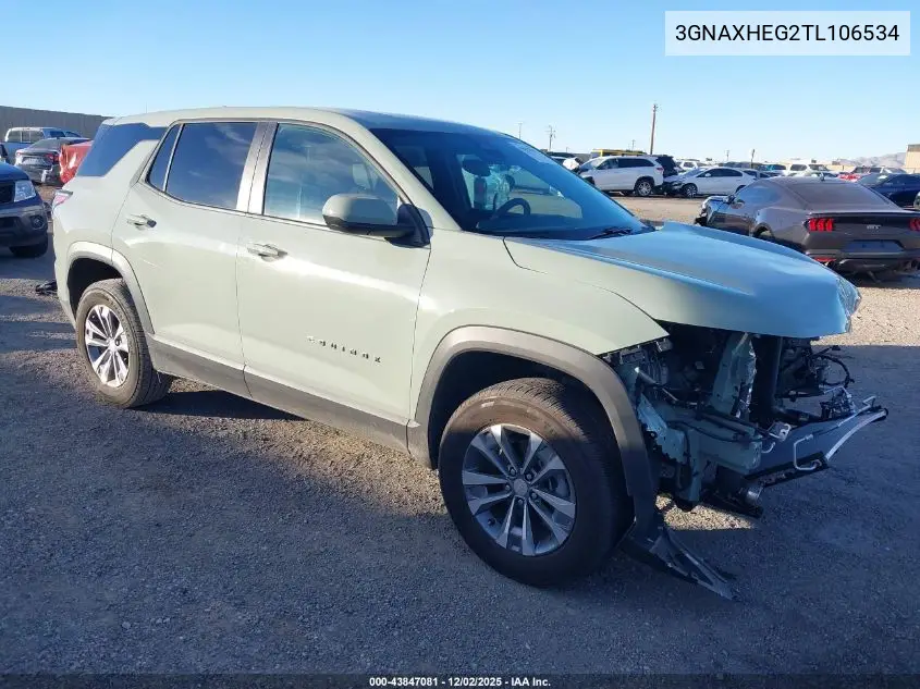 3GNAXHEG2TL106534 2026 Chevrolet Equinox Fwd Lt