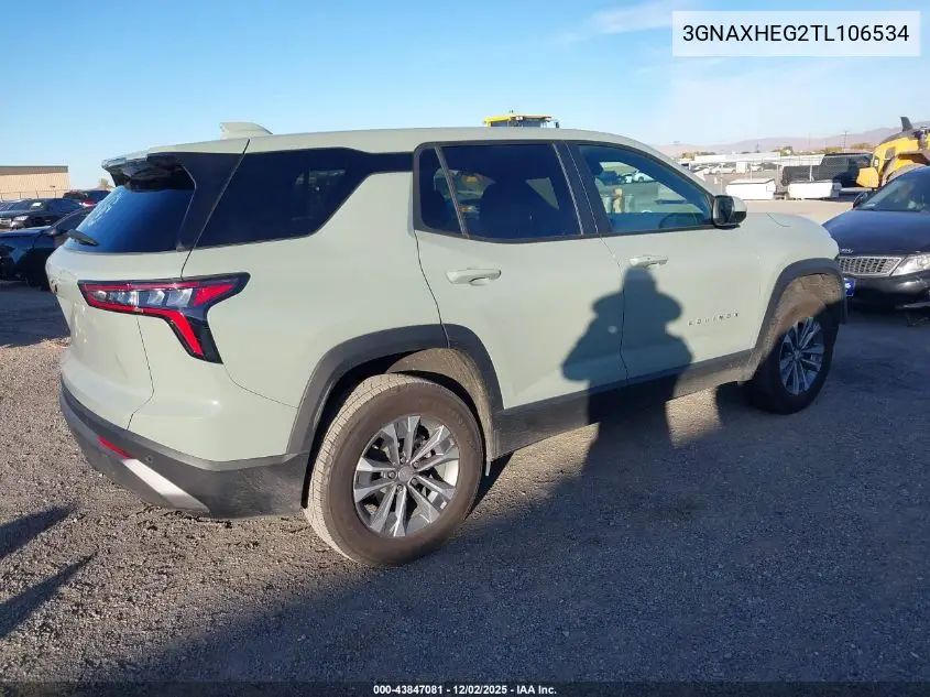 3GNAXHEG2TL106534 2026 Chevrolet Equinox Fwd Lt