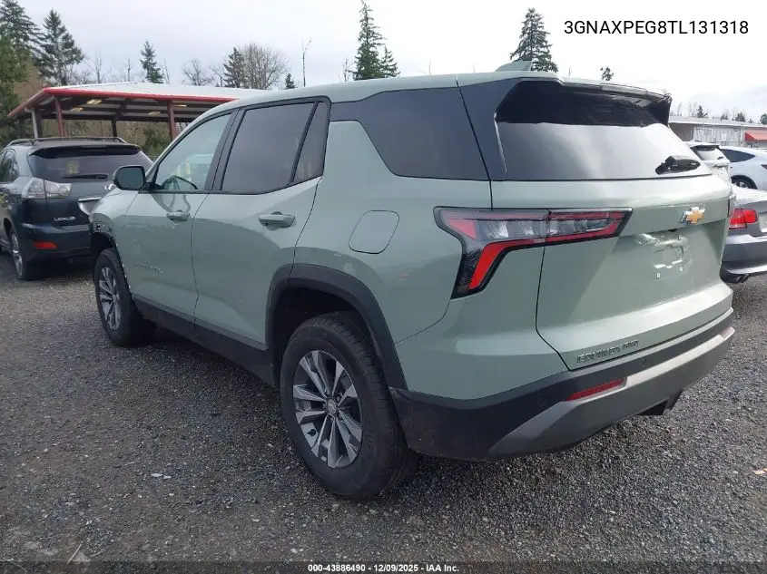 3GNAXPEG8TL131318 2026 Chevrolet Equinox Awd Lt