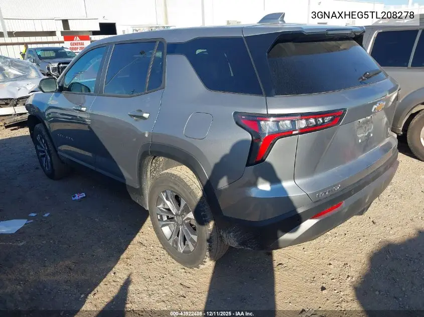 3GNAXHEG5TL208278 2026 Chevrolet Equinox Fwd Lt