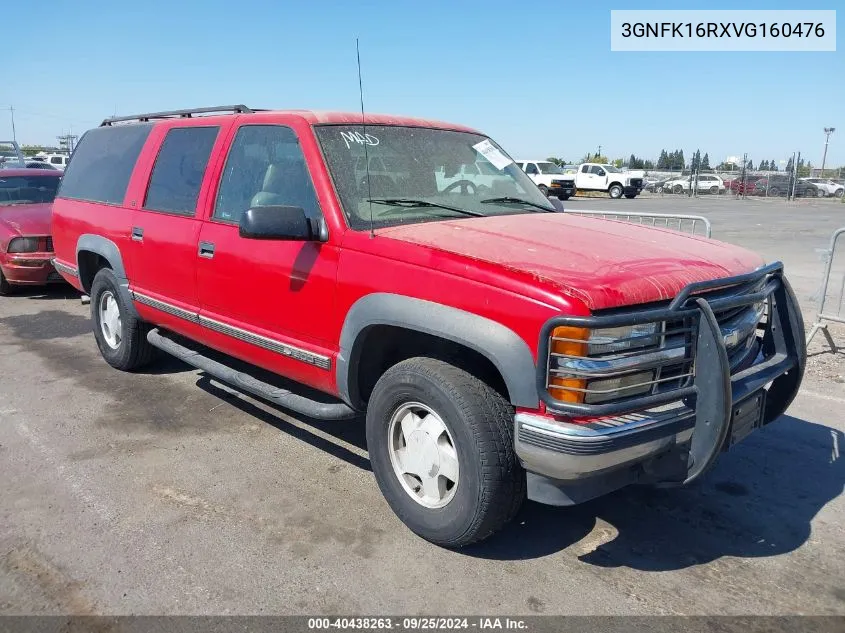 1997 Chevrolet Suburban 1500 VIN: 3GNFK16RXVG160476 Lot: 40438263