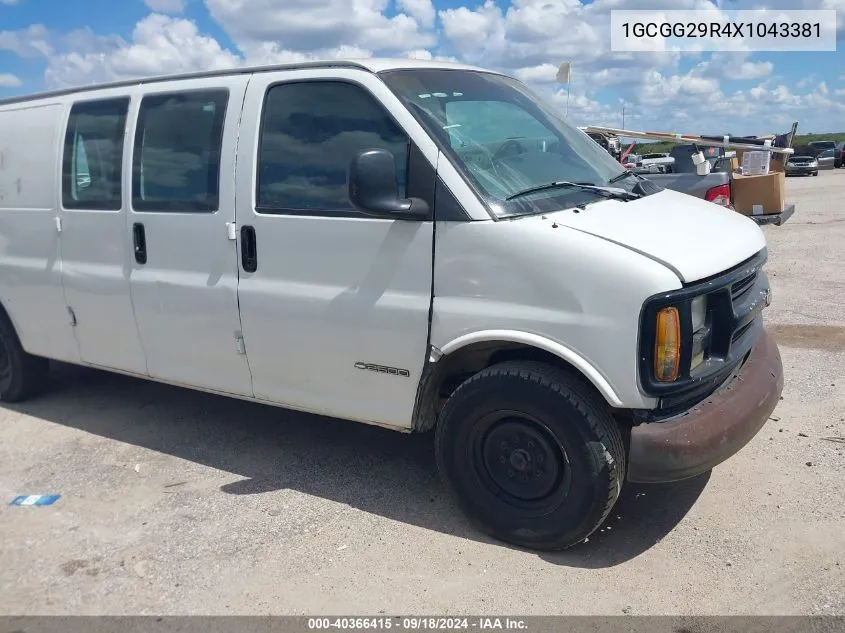 1GCGG29R4X1043381 1999 Chevrolet Express