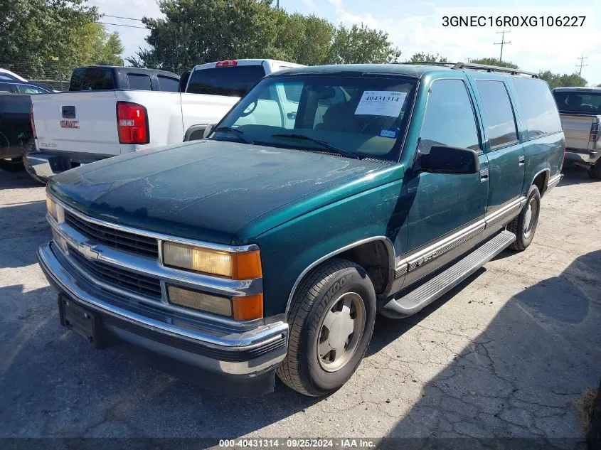 1999 Chevrolet Suburban 1500 Lt VIN: 3GNEC16R0XG106227 Lot: 40431314